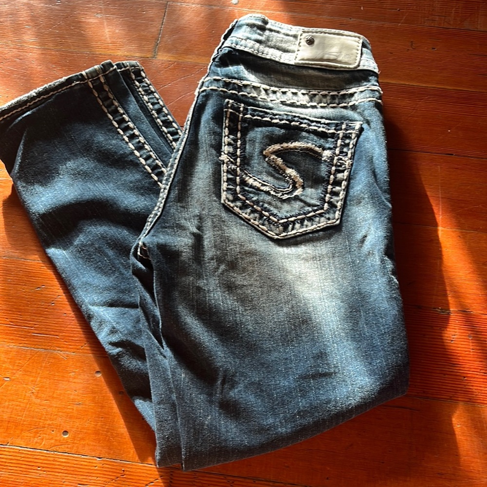 Silver Capri jeans used